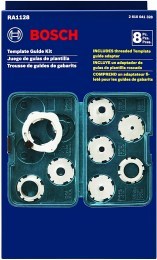 Router RA1125 Bosch Router Guide Set4